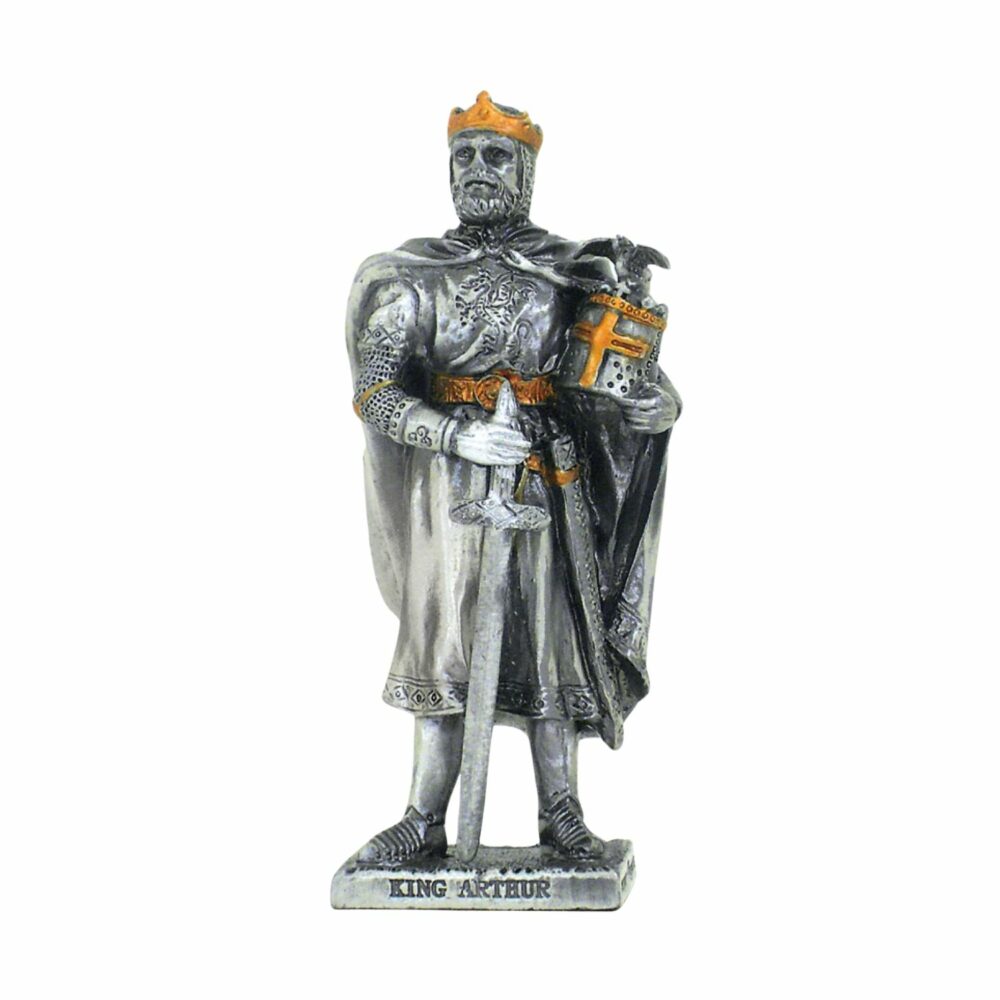 Figurine Médiévale Etain Roi Arthur