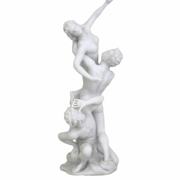 Statuette Blanche L'enlèvement des Sabines par Giambologna - 39 cm