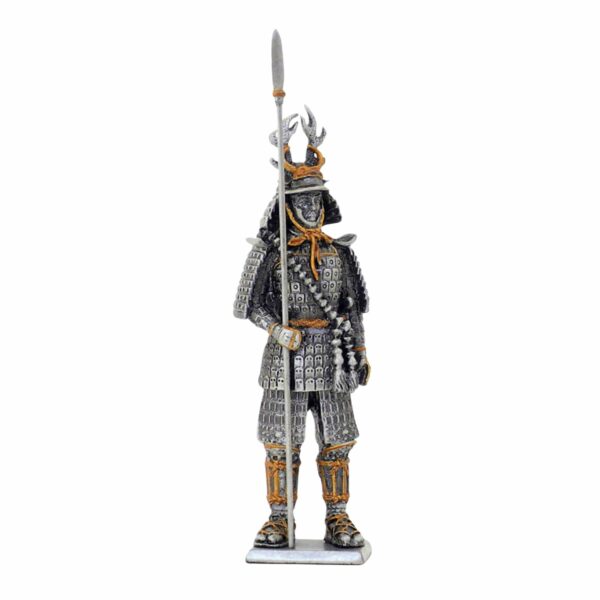 Figurine d'Art Samurai Equipé de sa Lance