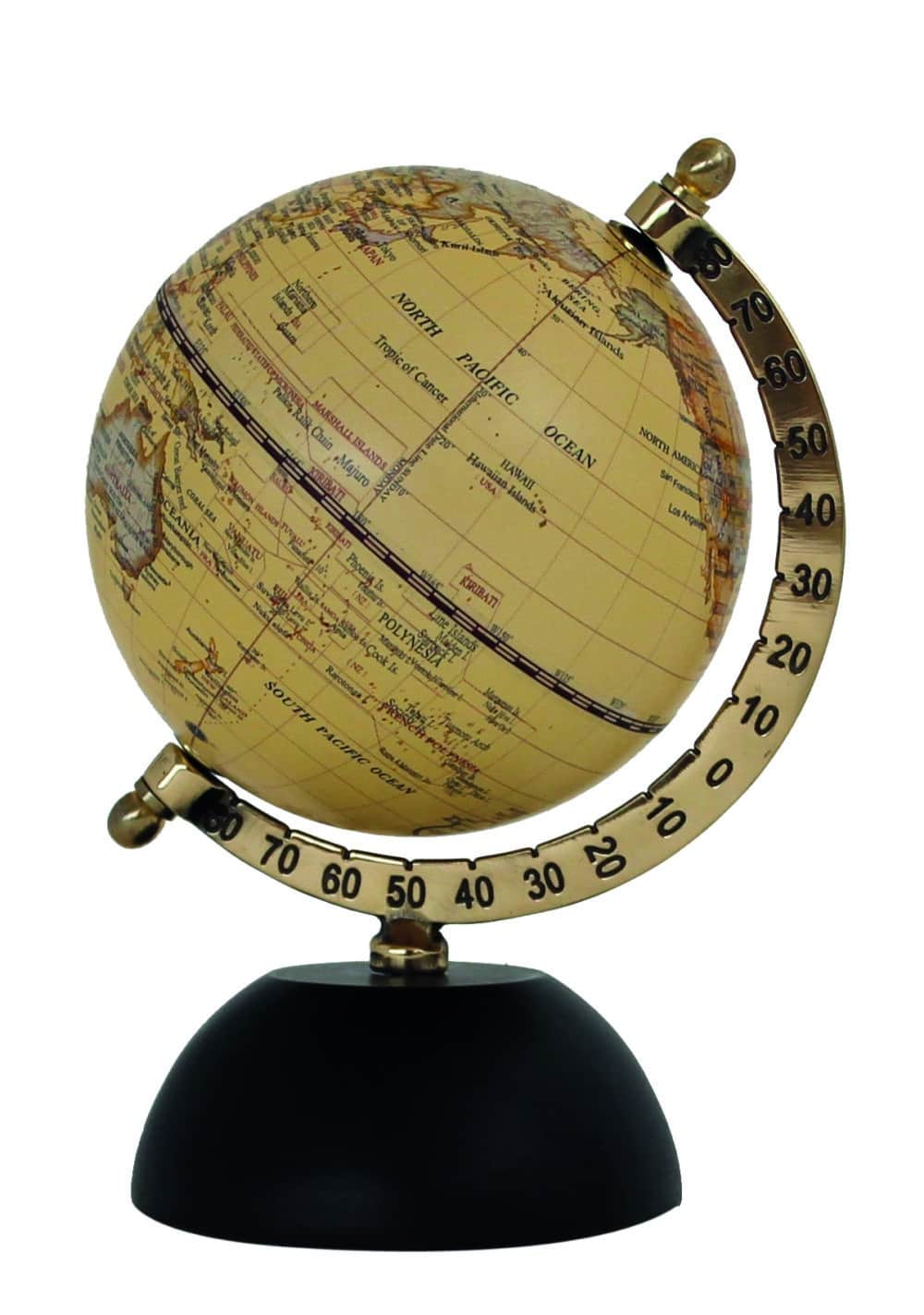 Globe Terrestre Vintage de 16 cm - Accessoire Décoratif et Éducatif