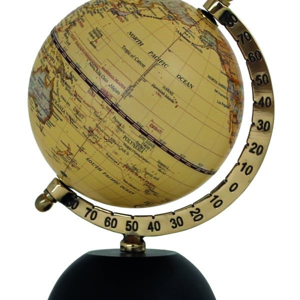 Globe Terrestre Vintage de 16 cm - Accessoire Décoratif et Éducatif