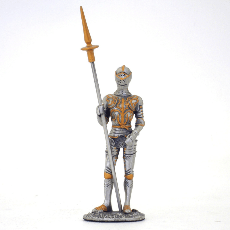 Statuette Chevalier En Armure Avec Sa Lance Statuette Fr