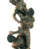 Statuette en Resine Finition Bronze "L'Enlèvement des Sabines" - Reproduction Classique - 39 cm