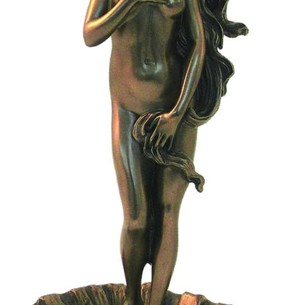 Statuette de La Naissance de Vénus en Resine Finition Bronze - Sculpture Décorative Inspirée de Botticelli