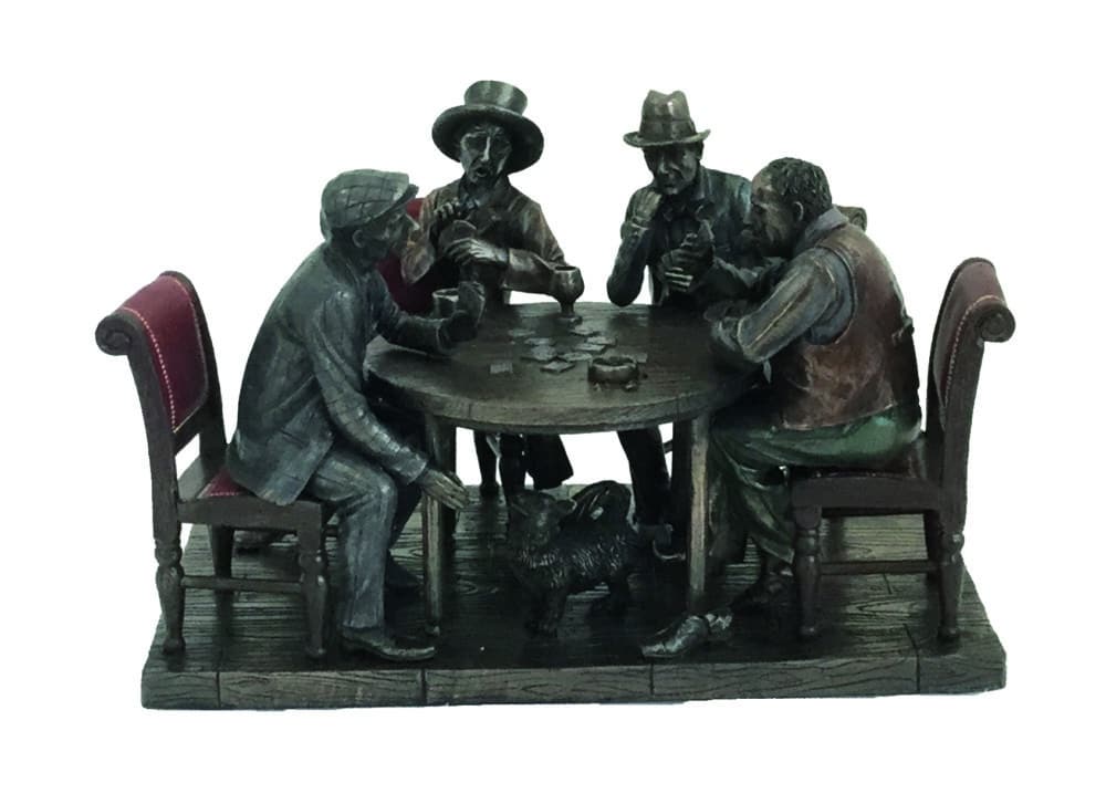 Statuette Poker entre Amis