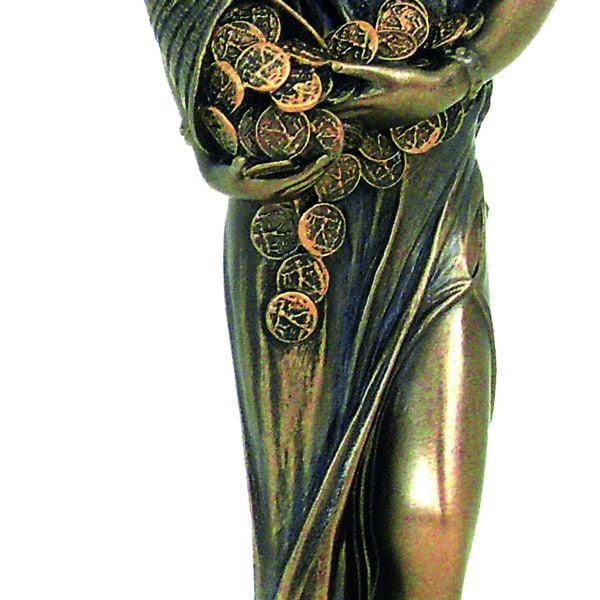 Statuette - Tyche, déesse de la fortune aux yeux bandés (petite taille)