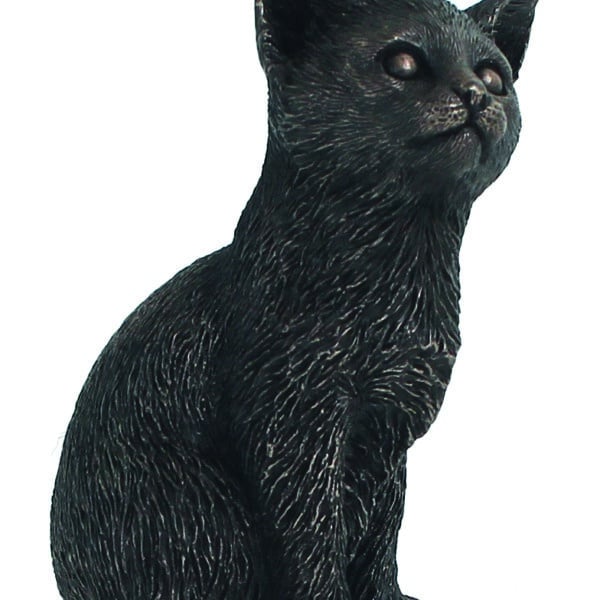 Statuette Chat Noir Realiste