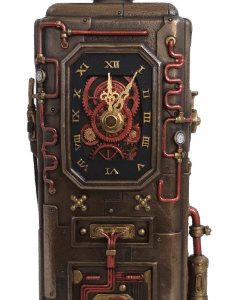 Horloge et son distributeur de carburant au style Steampunk