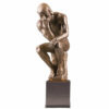 Statue Romaine Homme Marron