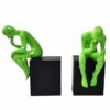 Statue Homme Penseur Vert