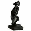 Statue Homme Noir Chut