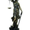 Statuette de la Justice en Résine Finition Bronze