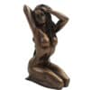 Statuette en Resine Femme Sensuelle - Sculpture Érotique en Position Agenouillée