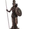 Statuette d'Athéna en Bronze - Déesse de la Sagesse et de la Guerre