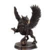 Statuette Gryphon Majestueux en Bronze - Sculpture Mythologique de Haute Qualité