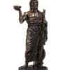 Statuette d'Asclépios - Sculpture en Résine et Bronze - Divinité Grecque de la Médecine